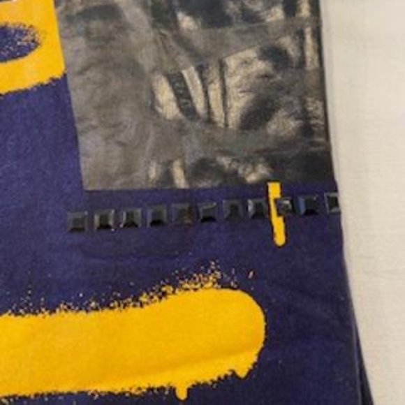 Navy Multi-Color Graphic/Embellishment L/S T-Shirt - Picture 5 of 5